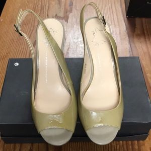 Franco Sarto sling back heel
